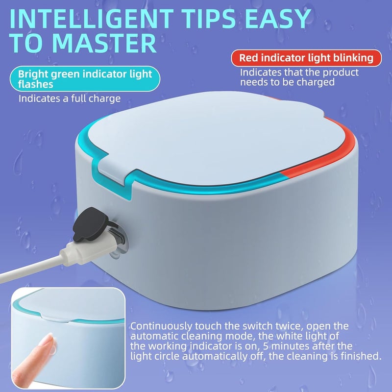 UpaClaire Contact Lens Mega Sonic Cleaner Silent Color Pupil Cleaning Machine - Image 2